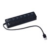 Vikye Hub, 7-Port USB Data Hub Splitter with Independent Switch,