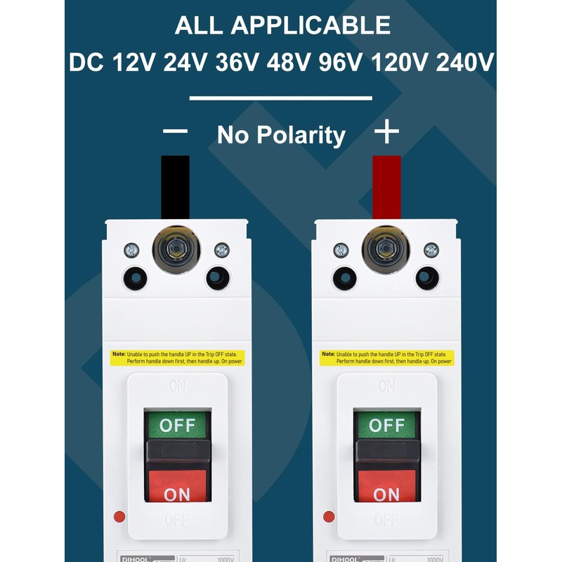 DIHOOL 600 Amp DC Circuit Breaker, Battery Disconnect Switch for