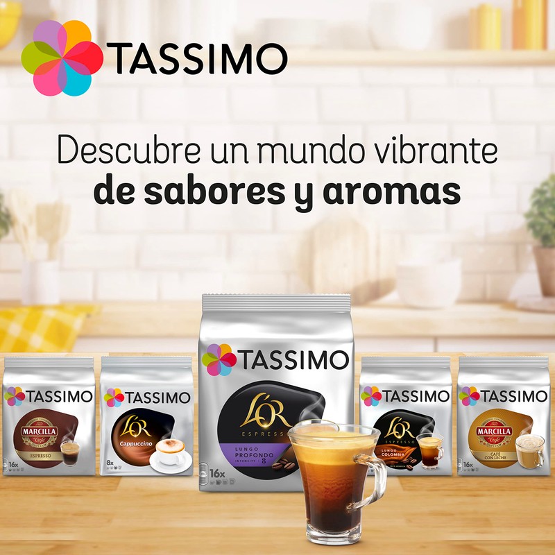 Tassimo L'Or Cappuccino 8 Discs Roasted Coffee + 8 Discs