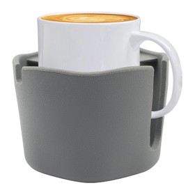 Suction Cup Holder, Removable Anti-Spill Desk Cup Holder Prevent Spilt Drinks Bedside Cup Holder RV and Boat Drink Holder (Gray)