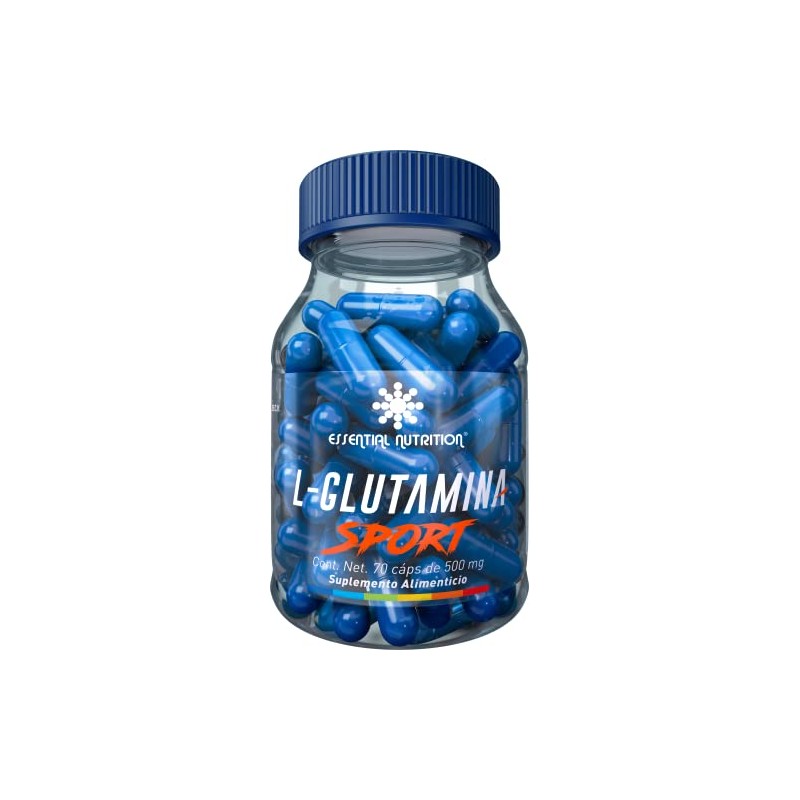 Essential Nutrition L-Glutamina Sport 70 cápsulas de 500 mg