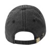 Cotton Twill Pigment-Dyed Sunbuster Ball Cap (Black)