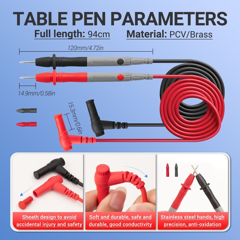 ANENG Digital Clamp Meter Multimeter Tester 4000 Counts with NCV