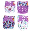 Breathable Soft Waterproof Adjusted Washable Reusable Infant Diaper Pants (Type