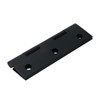 Mcredy 2.5" Cabinet Hinges Black Brass Door Hinges with Screws