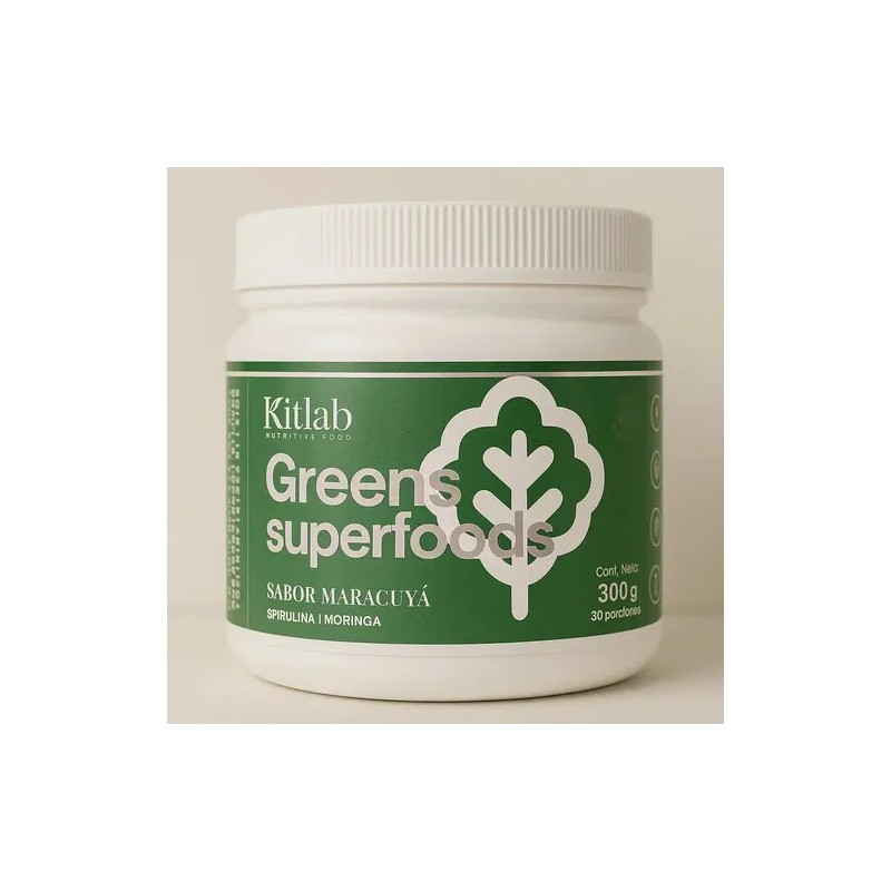 Greens Y Superfoods Con Probióticos Y Enzimas Krnatures