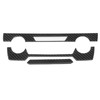 Center Console CD Panel Trim Cover Carbon Fiber Decoration Fit
