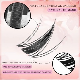 Neso Fairy Kit De Extensiones De Pestañas Raíces Invisibles