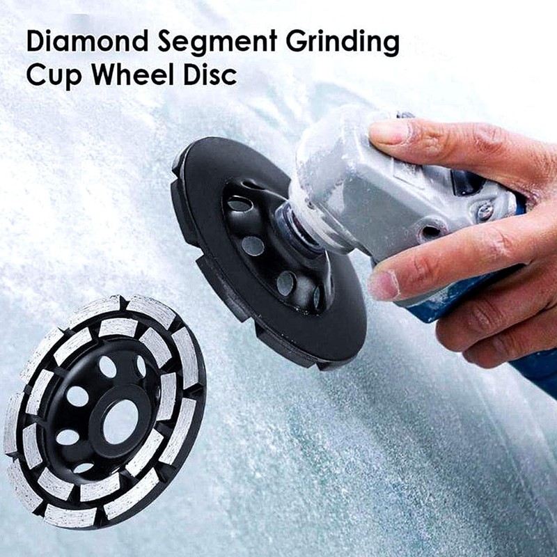 KEWAYO Double Row Diamond Cup - Surface Grinding Wheel, 5