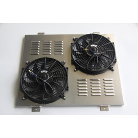 EGINCOOLER Performance Aluminum Shroud+Fan for 1991-1993 Dodge D150 D250 D350 W150 W250 W350 Ramcharger 5.9L Diesel Turbo Cummins High Output Radiator Fan Combo Kit