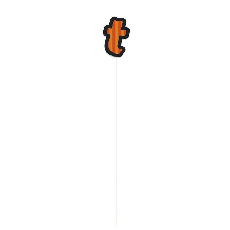 Unique Decoration Party Supplies, 6.38" x .25" x 9.13", Orange