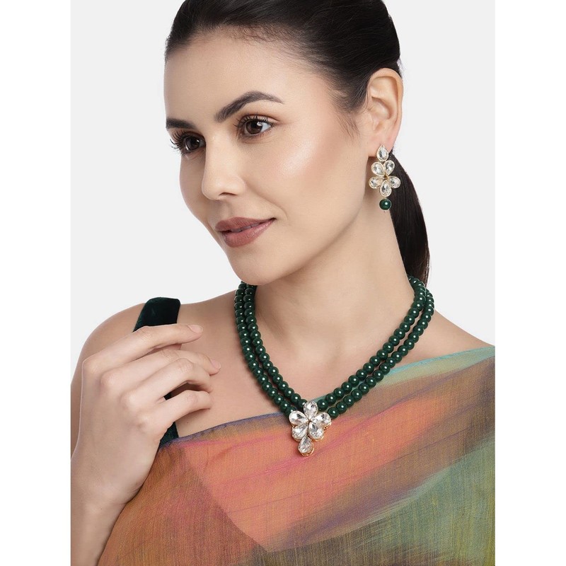 I Jewels (ML311) - Juego de collar con tachuelas de