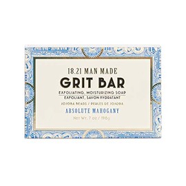 18.21 Man Made Jabón Exfoliante en Barra Absolute Mahogany 198 gr