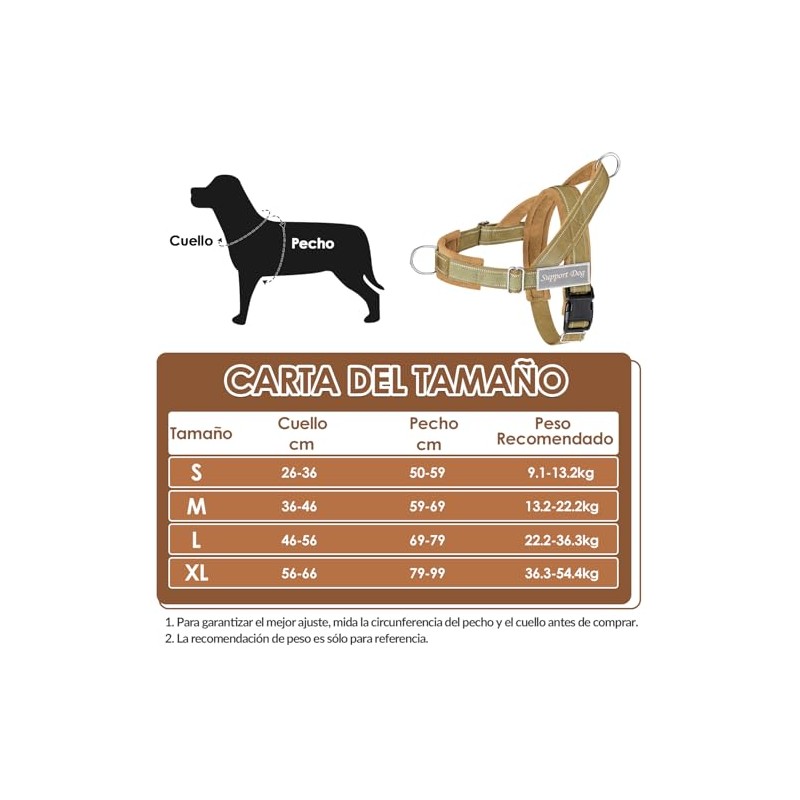 SlowTon Arnés Antitirones con Correa para Perros Medianos y Grandes,