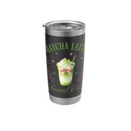 Matcha Latte Social Club - Trendy Design 2025 Stainless Steel Insulated Tumbler