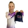 LIL'FOX 8" x 10" Drawstring Girls Grip Bag for Gymnastics