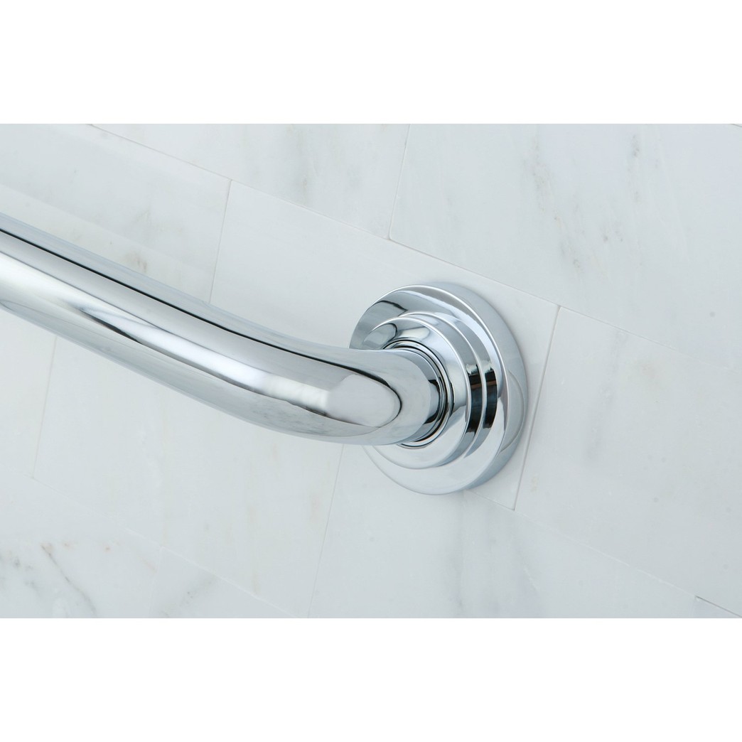 Kingston Brass DR414241 Designer Trimscape Manhattan Decor 24-Inch Grab Bar with 1.25-Inch Outer Diameter, Polished Chrome