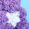 Beautiful Unique Bear Shape Simulation Flower Artificial Rose Decor Gift