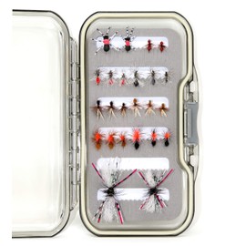 Superbe Flies 24 Ant Terrestrials Dry Fly Lure Assotment for Trout Fly Fishing | Waterproof Fly Box