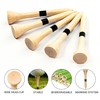 SAPLIZE Golf Tees Bamboo Tees, Pack of 100 (1-1/2")- Biodegradable,