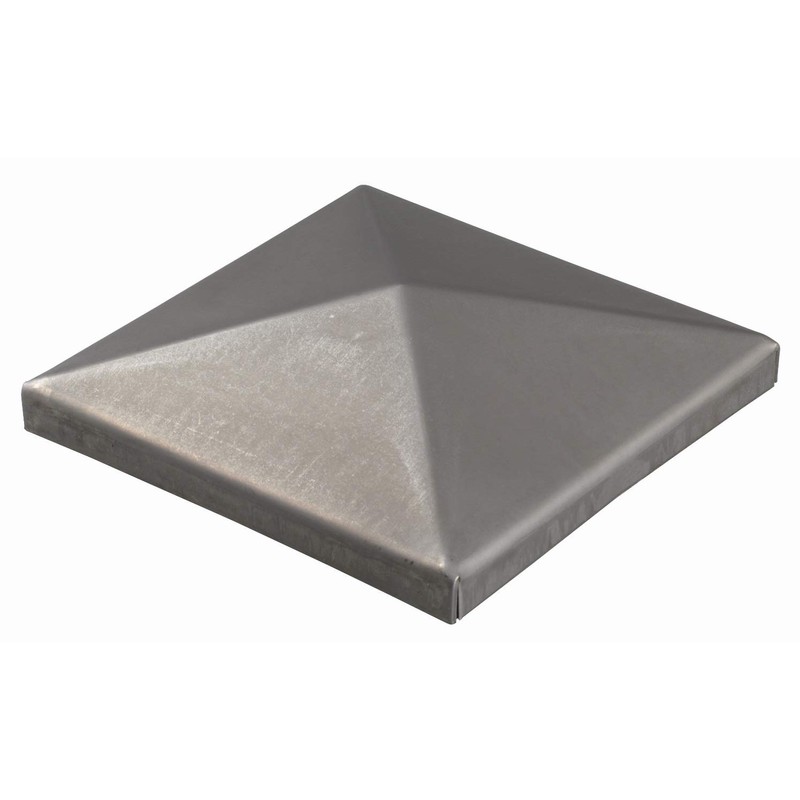 Weld-On Post Cap for Square Metal Posts Untreated Steel 150