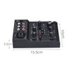 AGE03 5-Channel Mini Mic-Line Mixing Console Mixer with USB Audio