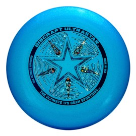 Discraft Two-Pack Blue Sparkle Ultrastar Ultimate Discs - Standard Size, Varied Foil Designs, Perfect for Competitive & Casual Play