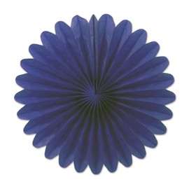 Blue Mini Tissue Fans Holiday Display