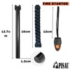 PISAU 12.7 cm Ferrocerium Ferro Rod Flint Fire Starter Waterproof