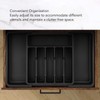Expandable Utensil Organizer Convenient Storage Space Saving Cutlery Tray Holder