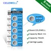 CELEWELL CR1620 5 Pack for Key Fob Tracker 70mAh 3V