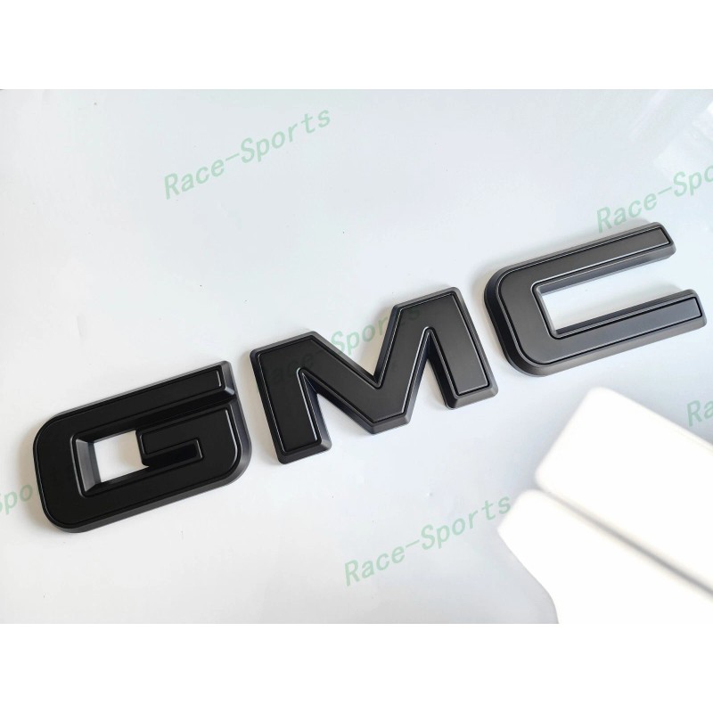Auto GMC OVERLAY Front Matte Black GMC Emblem 2020+ Acadia