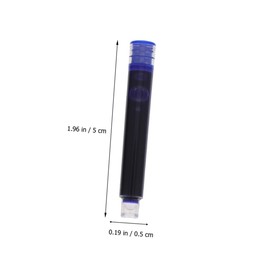 Operitacx 1 Set 200pcs Black Ink Fountain Ink Pen Refills Pen Ink Drawing Pen Sailor Pen Converter Black Pens Fountain Pen Students Stationery Straight Liquid Plastic Supplies