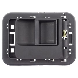 TRQ Front Left Interior Door Handle Black Drivers Side Compatible with 1995-2001 Kenworth T300 1995-1996 T400 T450 T600A T800 W900