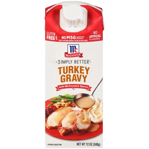 McCormick Simply Better Turkey Gravy, 12 Ounce (Pack of 8)