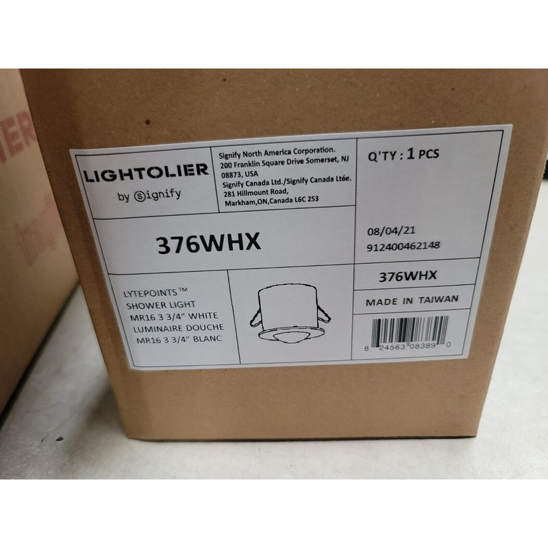Lightolier New Lightolier Signify 3 3/4" Aperture Shower Light MR16