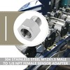 eMagTech 2pcs M12x1.5 Male to 1/8NPT Female Oil Water Pressure