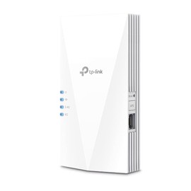 TP-Link RE600X WiFi 6 WLAN Amplifier Repeater AX1800 (Dual Band 1201 MBit/s 5GHz + 574 MBit/s 2.4 GHz, MU-MIMO, Gigabit Port, Maximum Cover, Compatible with All WLAN Routers) White