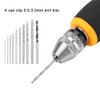 Mini Hand Drill Bit Set of 10 Small Hand Drills