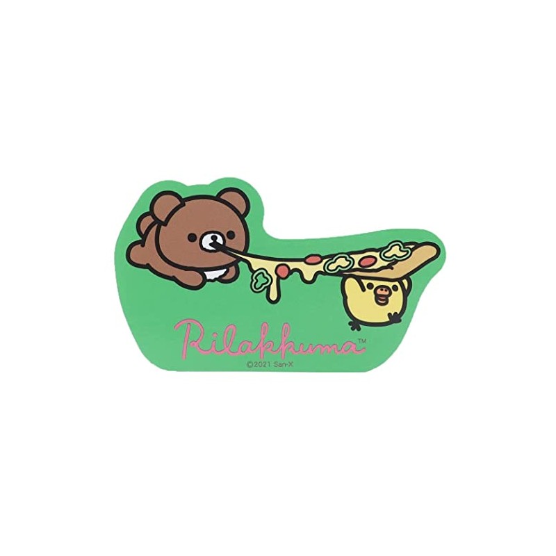 Rilakkuma [Sticker Vinyl Die Cut] Sticker / Pizza San-X