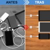100 Piezas Organizador de Cables ，Clips Organizador de Cables Autoadhesivo，Grapas