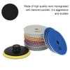 16 PCS 4 Inch Diamond Polishing Pads Wet/Dry Polishing Pads