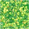 1 Bottle Edible Green Leaf Sprinkles St Patrick's Day Green
