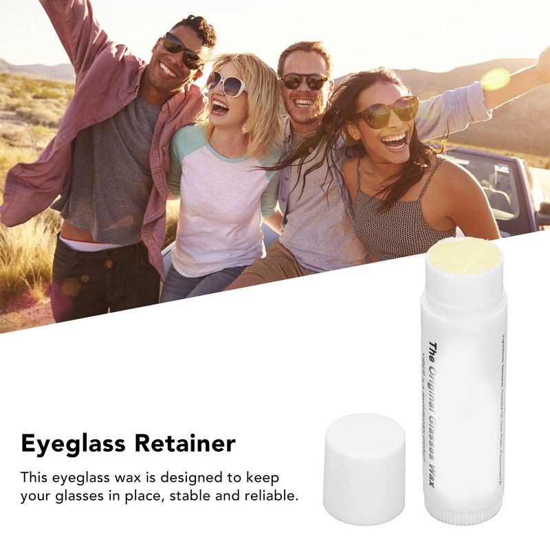 Glasses Wax, Pure Beewax Odorless Eyeglass Nose Pads Anti Sliding