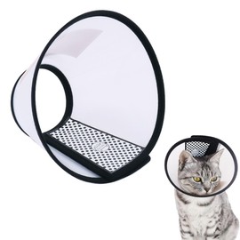 VAEIORP 1 Collar for Pets Plastic Elizabethan Plastic Elizabethan Collar Soft Cat Protective Collar Lightweight Elizabethan Collar for Kittens Puppies XS 18-22 cm