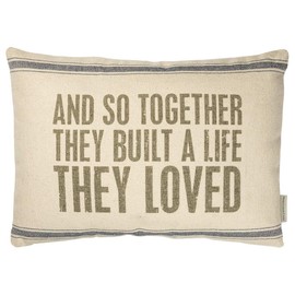 Primitives by Kathy Home Décor Pillow, 20" x 14", Beige