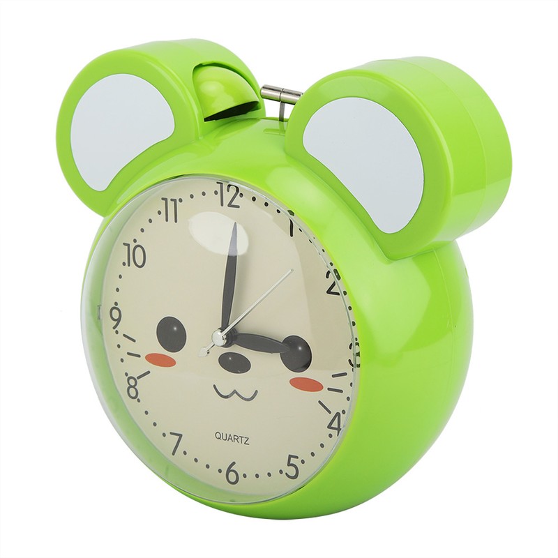 Cartoon Animals Night Luminous Alarm Clock Double Bell Alarm Clock