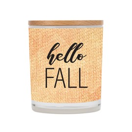 Elanze Designs Hello Fall 11.5 Ounce Pure Soy Wax Jar Candle, Sugared Citrus Scent