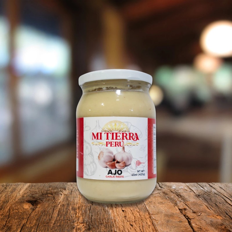 Mi Tierra Peru Ajo Garlic Paste x 15 oz