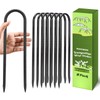 NONMON 12 Inch 8 Pack Trampoline Stakes Heavy Duty Ground